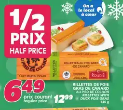 IGA AU PIED DE COCHON RILLETTES WITH DUCK FOIE GRAS offer