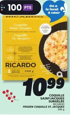 IGA RICARDO FROZEN COQUILLE ST. JACQUES offer