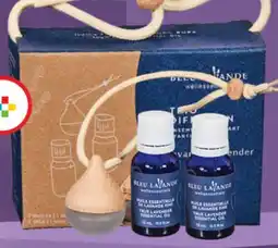 Familiprix BLEU LAVANDE, Lavender diffusion trio, Starter kit offer