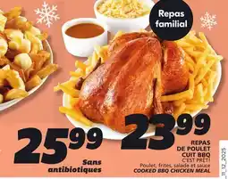 IGA C'EST PRÊT! COOKED BBQ CHICKEN MEAL offer