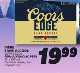 IGA SANS ALCOOL COORS EDGE, 12 x 355 mL offer