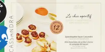 IGA CASSANDRA LOIGNON FROZEN APPETIZERS offer