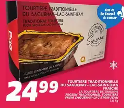 IGA FROZEN TRADITIONNEL TOURTIERE FROM SAGUENAY–LAC-STAIN-JEAN offer