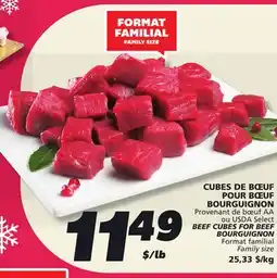 IGA BEEF CUBES FOR BEEF BOURGUIGNON offer