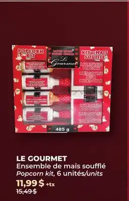 Familiprix Le Gourmet Popcorn Kit 485g offer