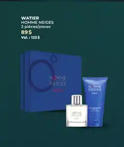Familiprix WATIER, HOMME NEIGES, Gift set for men, 2 pieces offer