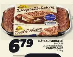 IGA McCAIN DEEP'N DELICIOUS FROZEN CAKE offer
