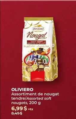 Familiprix OLIVIERO, Assorted soft nougats, 200 g offer