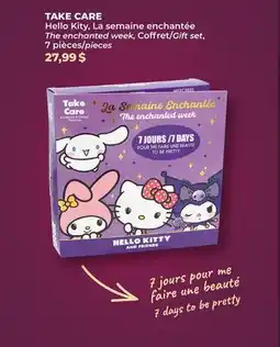 Familiprix TAKE CARE, Hello Kity, The enchanted week, Gift set, 7 pieces offer