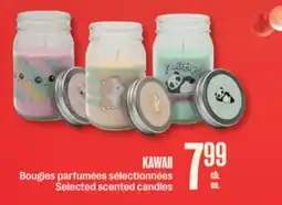 Jean Coutu KAWAII Selected scented candles offer