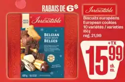 Jean Coutu IRRESISTIBLE European cookies offer
