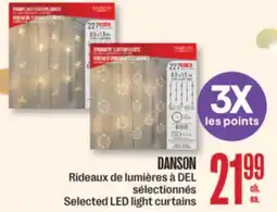Jean Coutu DANSON Selected LED light curtains offer