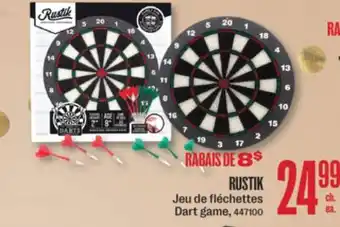 Jean Coutu RUSTIK Dart game offer