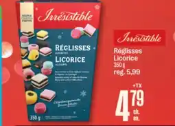 Jean Coutu IRRESISTIBLE Licorice offer