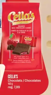 Jean Coutu CELLA'S Chocolates offer