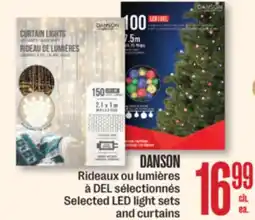 Jean Coutu DANSON Selected LED light sets and curtains offer