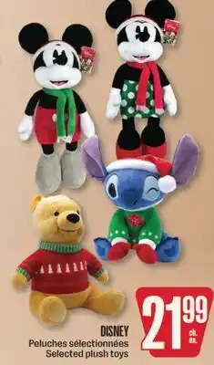 Jean Coutu DISNEY Selected plush toys offer
