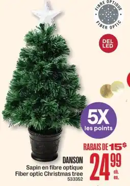 Jean Coutu DANSON Fiber optic Christmas tree offer
