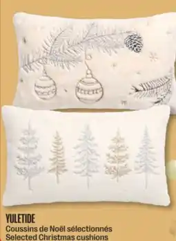 Jean Coutu YULETIDE Selected Christmas cushions offer