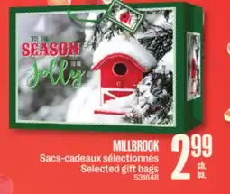 Jean Coutu MILLBROOK Selected gift bags offer