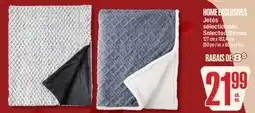 Jean Coutu HOME EXCLUSIVES Selected throws offer