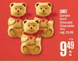 Jean Coutu LINDT Ourson Chocolate offer
