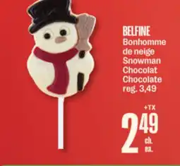 Jean Coutu BELFINE Snowman Chocolate offer