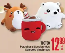 Jean Coutu TOOTOO Selected plush toys offer