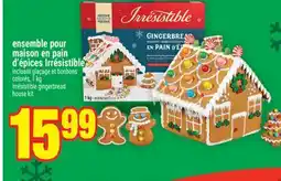 Super C ENSEMBLE POUR MAISON EN PAIN D'ÉPICES IRRÉSISTIBLE | IRRÉSISTIBLE GINGERBREAD HOUSE KIT offer