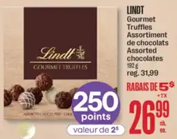 Jean Coutu LINDT Gourmet Truffles Assorted chocolates offer