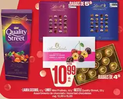 Jean Coutu LAURA SECORD, LINDT, NESTLÉ Assorted chocolates offer
