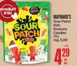 Jean Coutu MAYNARD'S Sour Patch Kids Candies offer