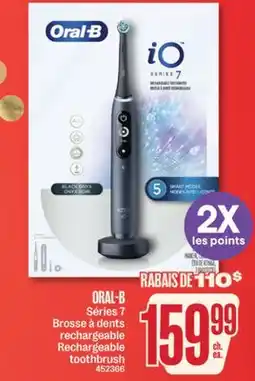 Jean Coutu ORAL-B Séries 7 Rechargeable toothbrush offer