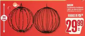 Jean Coutu DANSON Light-up decorations offer