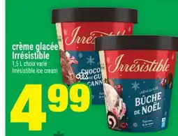 Super C CRÈME GLACÉE IRRÉSISTIBLE | IRRÉSISTIBLE ICE CREAM offer