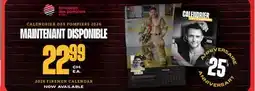 Jean Coutu 2026 FIREMEN CALENDAR offer