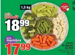 Super C PLATEAU DE LÉGUMES SUN RICH offer