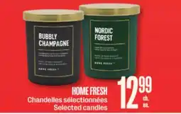 Jean Coutu HOME FRESH Selected candles offer