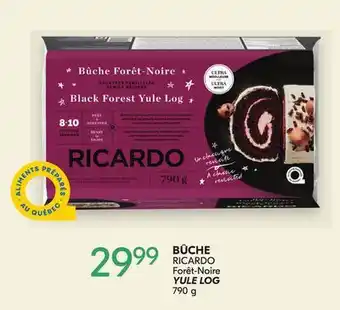 IGA RICARDO Forêt-Noire YULE LOG offer