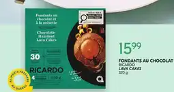 IGA RICARDO LAVA CAKES offer
