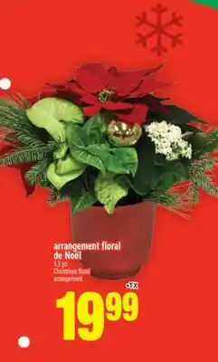 Super C ARRANGEMENT FLORAL DE NOËL | CHRISTMAS FLORAL ARRANGEMENT offer