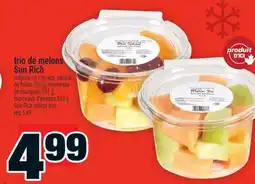 Super C trio de melons Sun Rich | Sun Rich melon trio offer