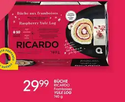 IGA RICARDO Framboises YULE LOG offer