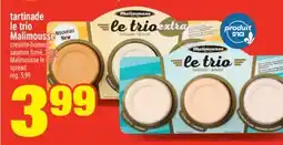 Super C TARTINADE LE TRIO MALIMOUSSE | MALIMOUSSE LE TRIO SPREAD, 210G offer