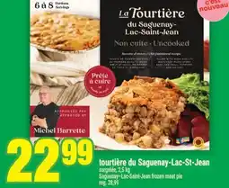 Super C TOURTIÈRE DU SAGUENAY-LAC-ST-JEAN |SAGUENAY–LAC-SAINT-JEAN FROZEN MEAT PIE offer