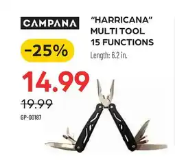 Pronature HARRICANA MULTI TOOL 15 FUNCTIONS offer