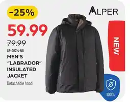 Pronature MEN'S LABRADOR INSULATED JACKET offer