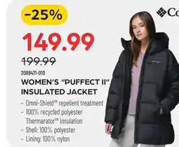 Pronature WOMEN'S PUFFECT II INSULATED JACKET offer