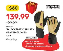 Pronature BLACKSMITH UNISEX HEATED GLOVES offer