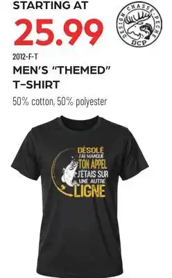 Pronature MEN'S THEMED T-SHIRT offer